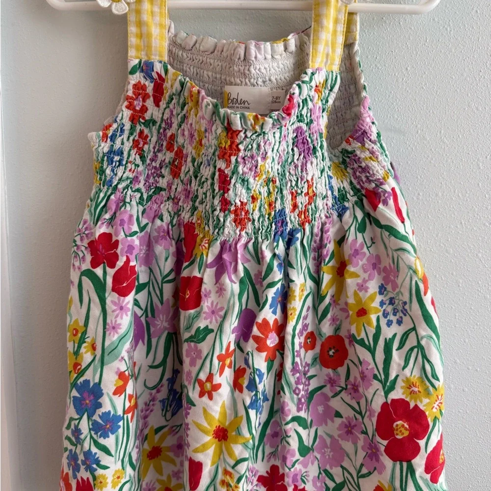 Boden Floral Kids Top (6/7) and Culottes (7/8) - Picture 2 of 8